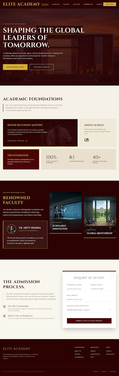 Atlas Badminton template preview