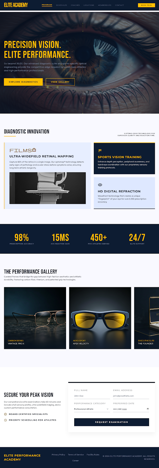 Atlas Optical template preview